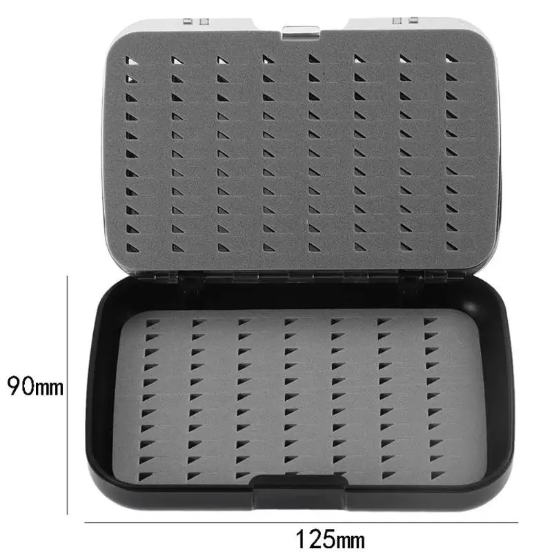 Водонепроницаемый 4-Слои Fly рыболовный ящик с защитой от ожогов пены рыболовные приманки крючок приманки для хранения чехол из АБС-пластика с двух сторон, рыболовные снасти