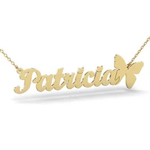 GORGEOUS TALE Handmade Custom Name Jewelry Personalized Necklaces Women Men Gold Silver Engraved Chokers Neckalces handmade custom jewelry any personalized name necklaces women men silver gold rose choker necklace engraved bridesmaid gift idea