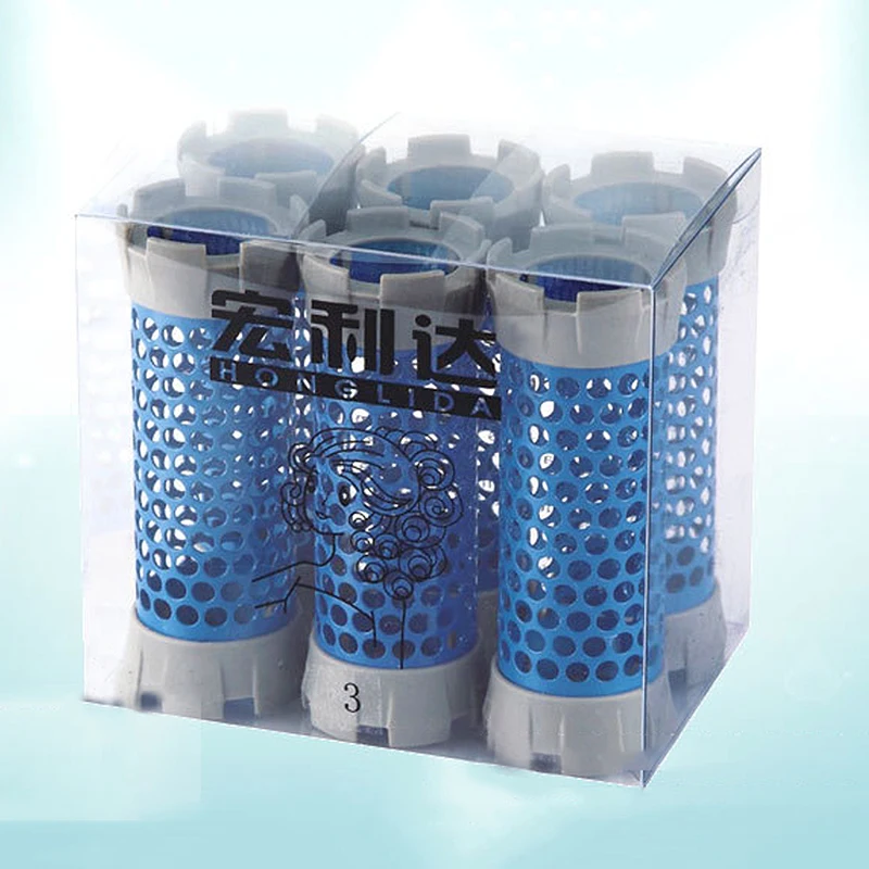 6 шт./компл. алюминиевый материал стержни для завивки волос анион металлические