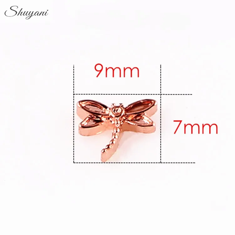 20pcs-lot-Free-Shipping-Rose-Gold-Dragonfly-Charms-For-Glass-Memory-Locket