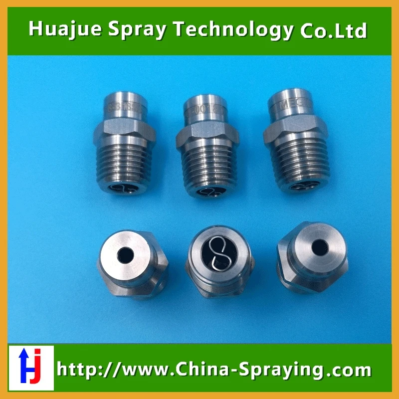 0 degree Solid cone spray nozzle Washer nozzle Wash car parts MEG high pressure full cone