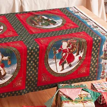 Dekoration Weihnachten Santa Lokalisieren prints Baumwolle nähen Patchwork stoff DIY Tilda Tuch Tischdecken materialien