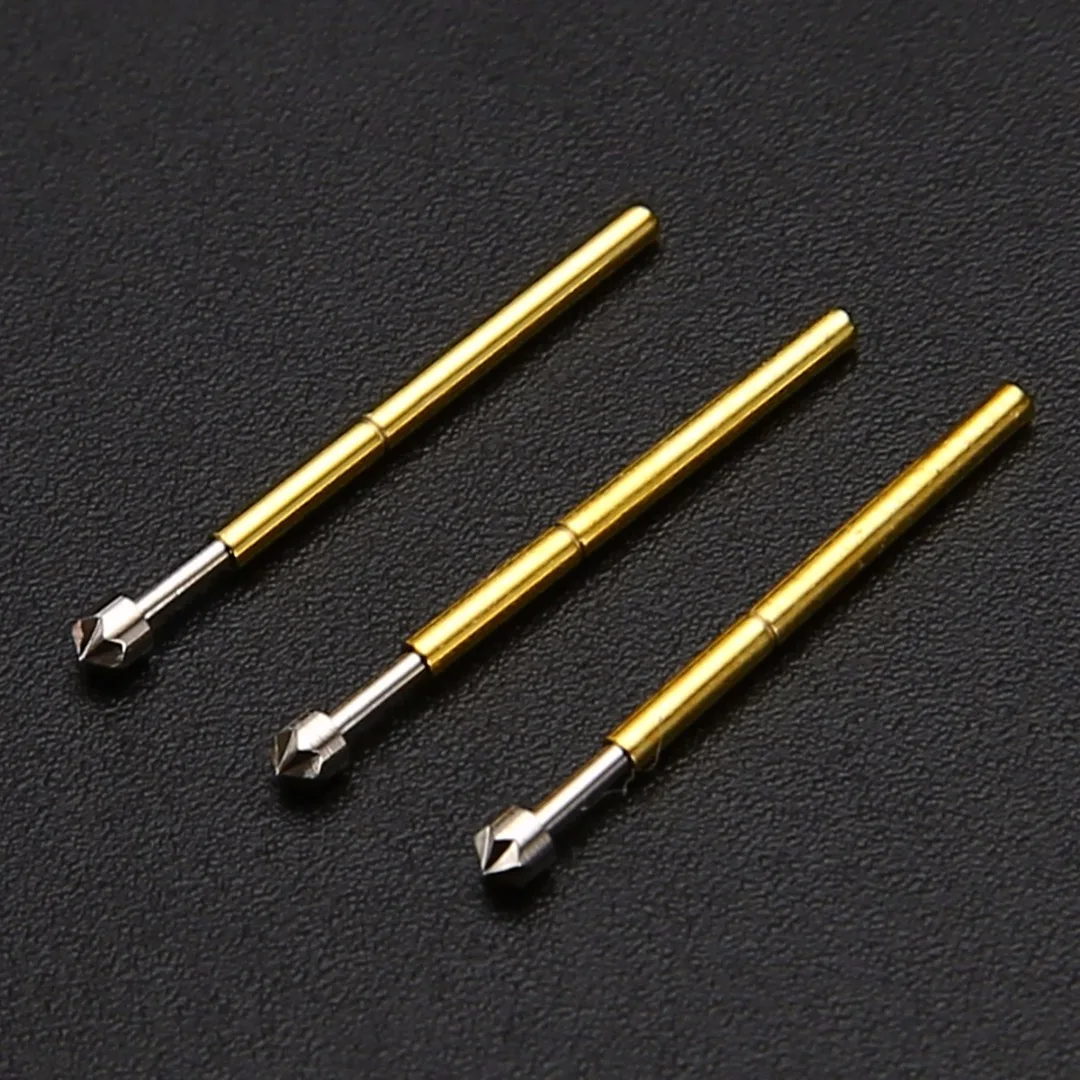 50pcs High Quality P75-LM2 Spring Loaded Test Probes Receptacle Pogo Pin Tool Set Dia. 1.02mm