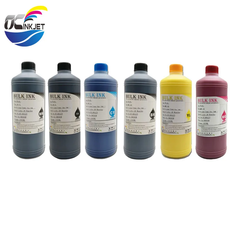 OCINKJET 6 цветов специализированная Dye Ink совместимый для hp 72 подходит для hp Designjet T770 T790 T1200 T1300 T620 T610 T1100 T2300