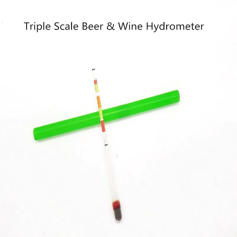 17 CM-via GLS Beer Spindle Beer-hydrometers Color Scale 0,980-1,110:0,002 SPGR 