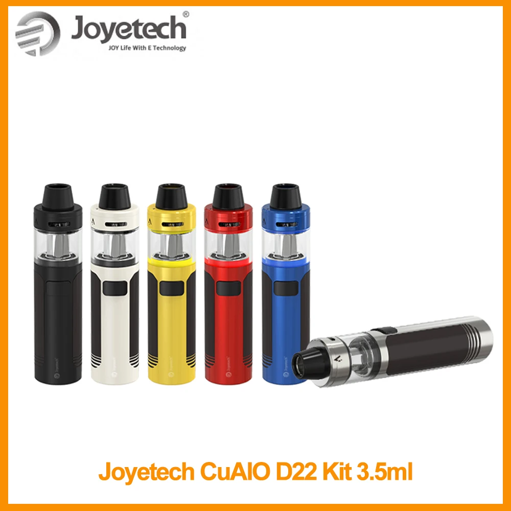 

Original Output 50W Joyetech CuAIO D22 Kit Built in 1500mAh Batterry With 3.5ml eliquid Capacity ProC-BF Vape E-Cig Vaporizer