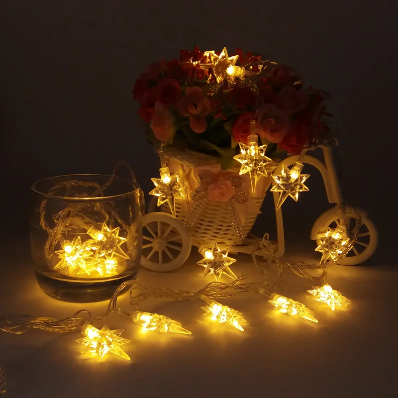 4 м 40 теплая белая Гирлянда, Рождественские огни, работающий от аккумулятора, светодиодный гирлянда, сказочные огни, Guirlande Lumineuse, светодиодный, свадебные украшения