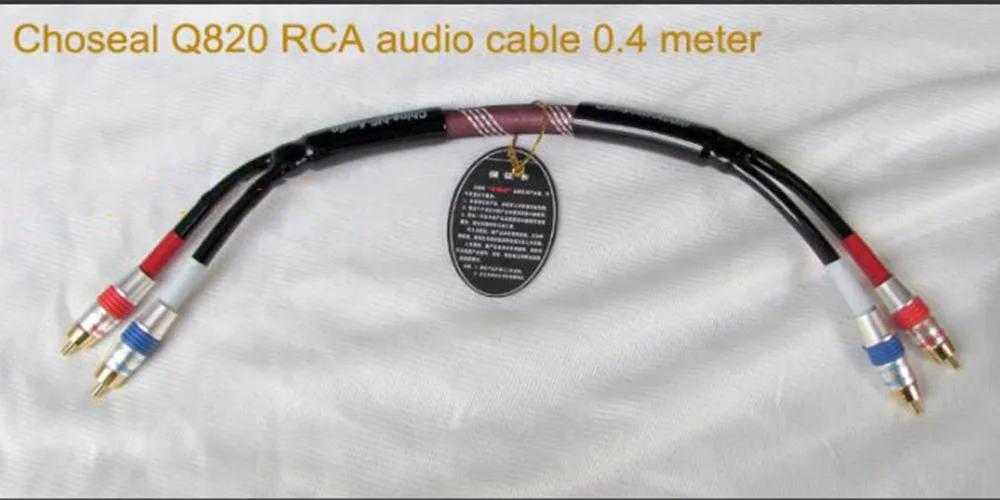 Choseal-Q-820-Hifi-Audio-Interconnect-Cable-With-Gold-Plated-RCA-Plug-OFC-1-Meter10