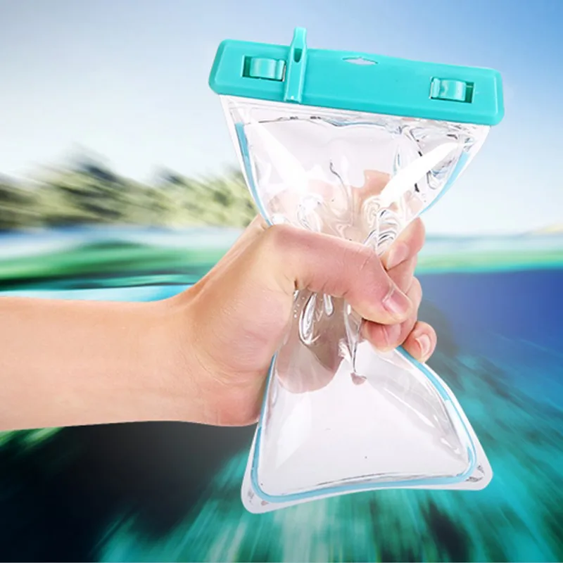 Прочный водонепроницаемый светящийся со свистком водонепроницаемый мешок мобильного телефона/плаванье рафтинг водные виды спорта эфирные 5 цветов