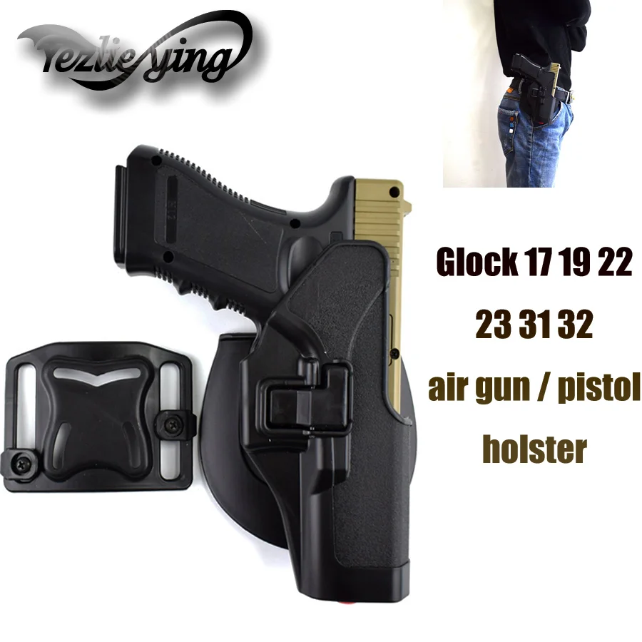Тактический Glock 17 19 22 23 31 32 пневматический пистолет/кобура для пистолета Glock пистолет оболочки аксессуары для правой руки версия