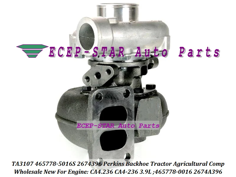 TA3107 465778 465778-5016S 2674A396 2674396 465778-0016 Turbo For Perkins Backhoe Tractor Agricultural Comp CA4.236 CA4-236 3.9L (1)