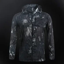 Тактическая стильная куртка с защитой от ультрафиолетовых лучей для мужчин, летняя верхняя Солнцезащитная куртка, легкая портативная Спортивная городская куртка