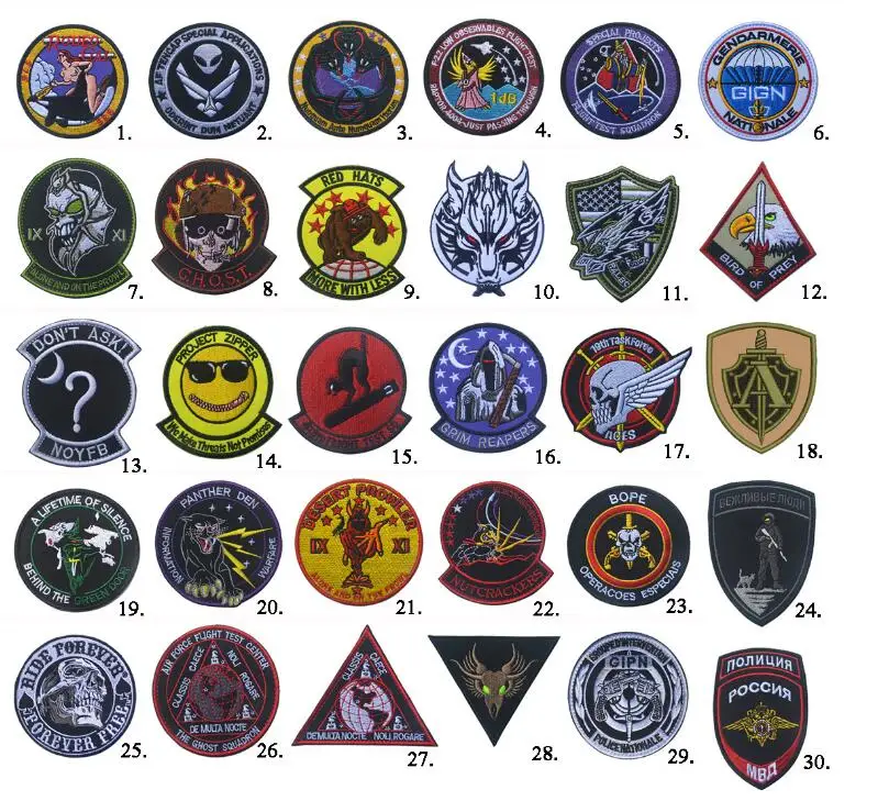 

US Air Force Embroidery Patches Badges Emblem military Army 8cm DIY Accessory Hoop and Loop USAF Tactical Morale