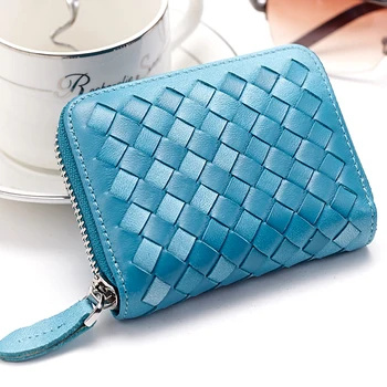 

Lomelobo Hot sale Luxury Women&Men's 100% Genuine Leather Business card bag Bank Credit Card & ID Holders coin Wallets HCL2149