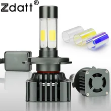 Zdatt 360 градусов Освещение 100 Вт 12000LM H4 светодиодные лампы для авто H7 H8/H9/H11 9005/HB3 9006 /HB4 фар автомобиля светодиодные противотуманные фары