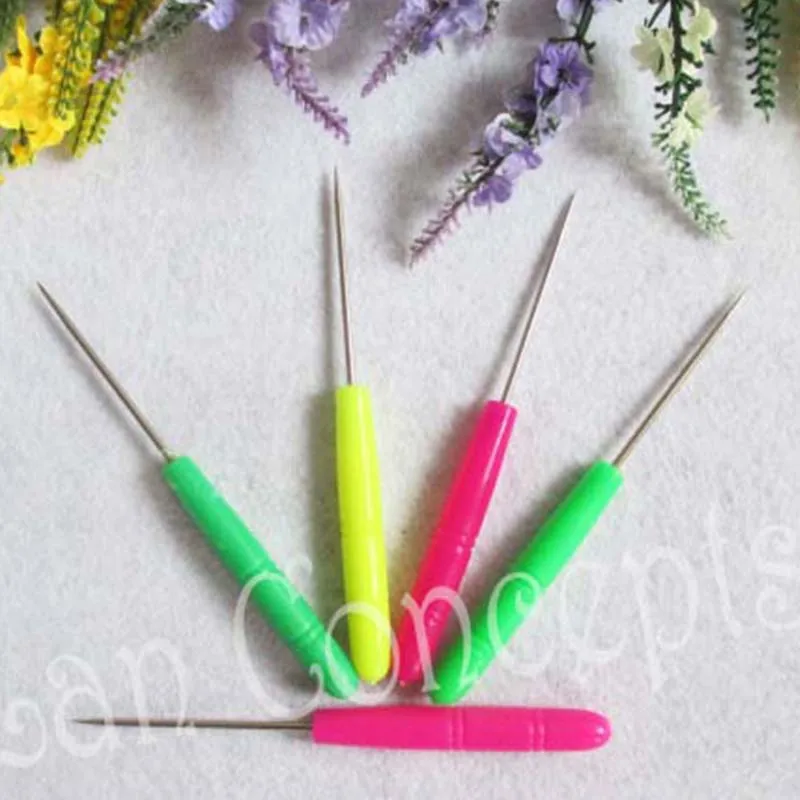 

DIY Craft Awl with Plastic Handle Quilling & Tailor Sewing Tool - 50pcs/lot free shipping