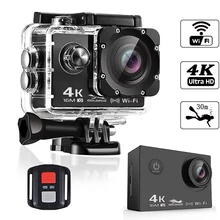 Ultra HD 4K Action Camera 2.0' 16MP 1080P Wifi Remote Control Sport Camera 170D Waterproof Sports DV DVR Video Camera Helmet Cam