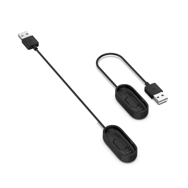 Usb кабель для зарядки 1 м 0,2 м для mi Band 4 сменный Шнур зарядное устройство адаптер для Xiao mi band 4 зарядное устройство защита экрана
