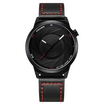 

VALLKIN Watch Men Fashion Sport Quartz Clock Mens Wrist Watches Top Brand Luxury Leather Waterproof Watch Relogio Masculino