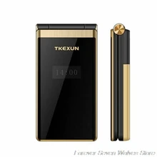 Original TKEXUN M2 Flip Metal Body Phone Dual Screen Big Battery Big Keyboard 3 0 Handwriting