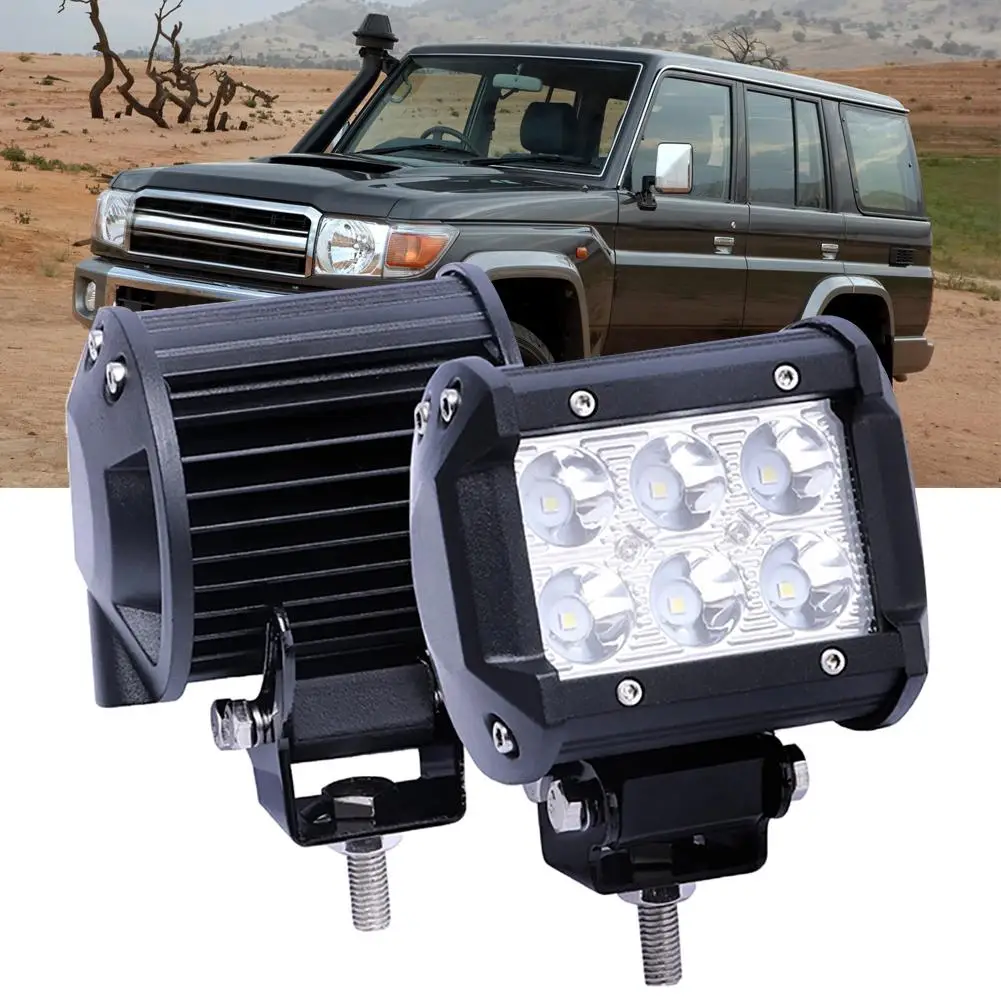 

18W led car Car Truck Off-Road SUV ATV 6 LED Headlight Fog Light Working Driving Lamp