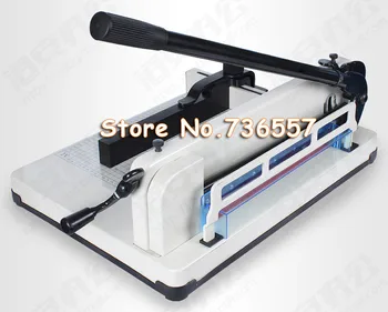 

New YG858 Heavy Duty 16KG All Metal Steel Ream Guillotine 12Inch A4 SIze Stack Paper Cutter account book photo cutting