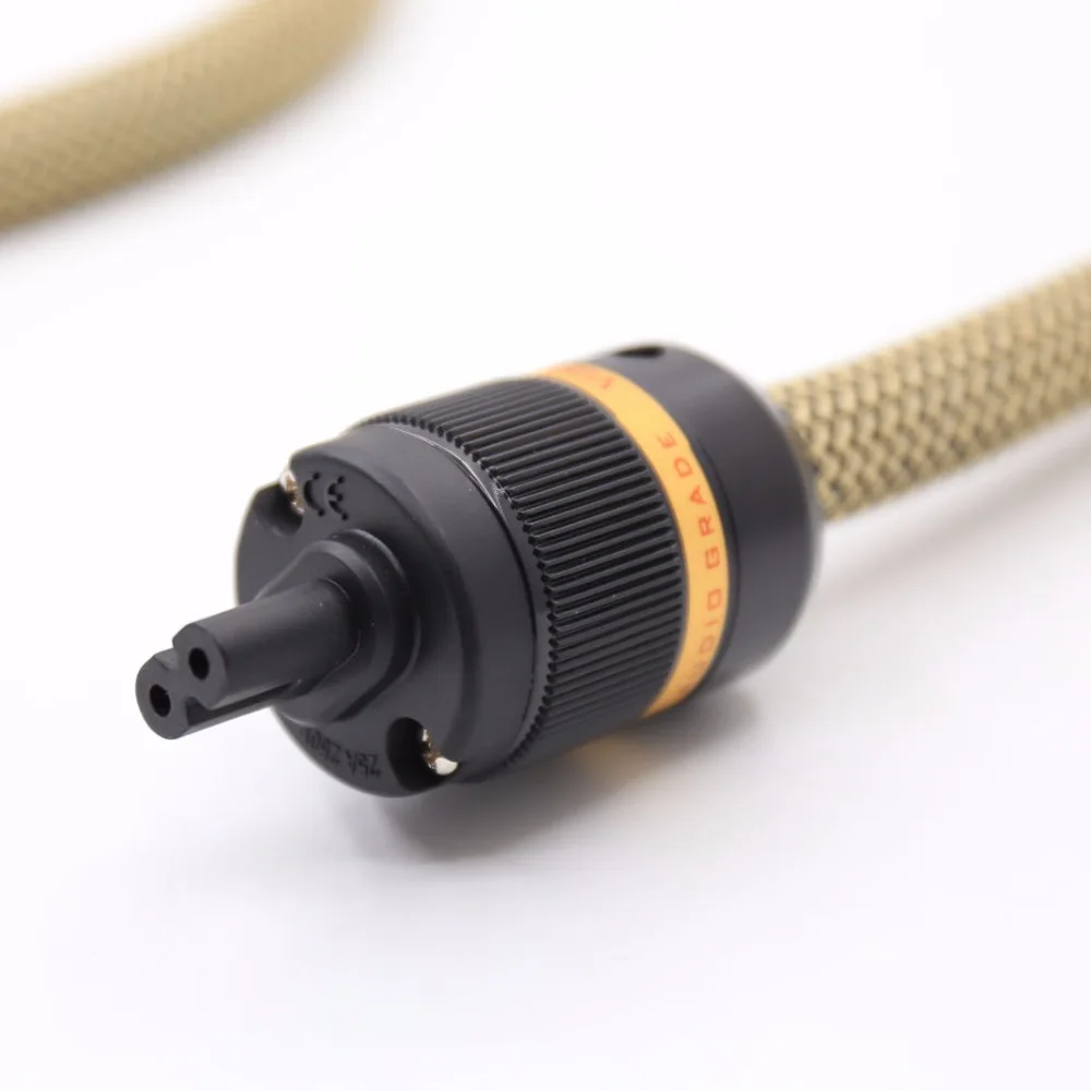 7Audiocrast P111 OCC Чистая медь посеребренный US кабель питания с рисунком 8 C7 Hi Fi IEC