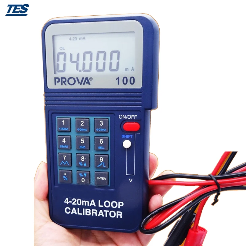 

Calibrator Monitor Meter TES PROVA-100 Process Loop Calibrator 4-20ma