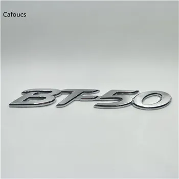 Технический углерод/серебристого цвета для Mazda BT50 BT-50 автомобиля задний багажник эмблемы наклейки на авто аксессуары - Название цвета: silver
