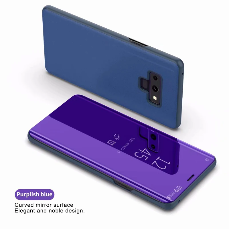 360 Smart Mirror Flip Case for Samsung Galaxy Smartphones