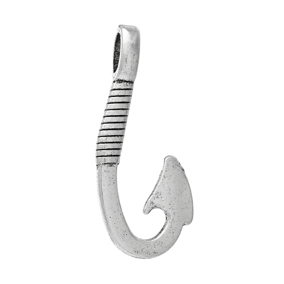 Buy Charm Pendants Hook Antique Silver 31mm(1 2/8") x