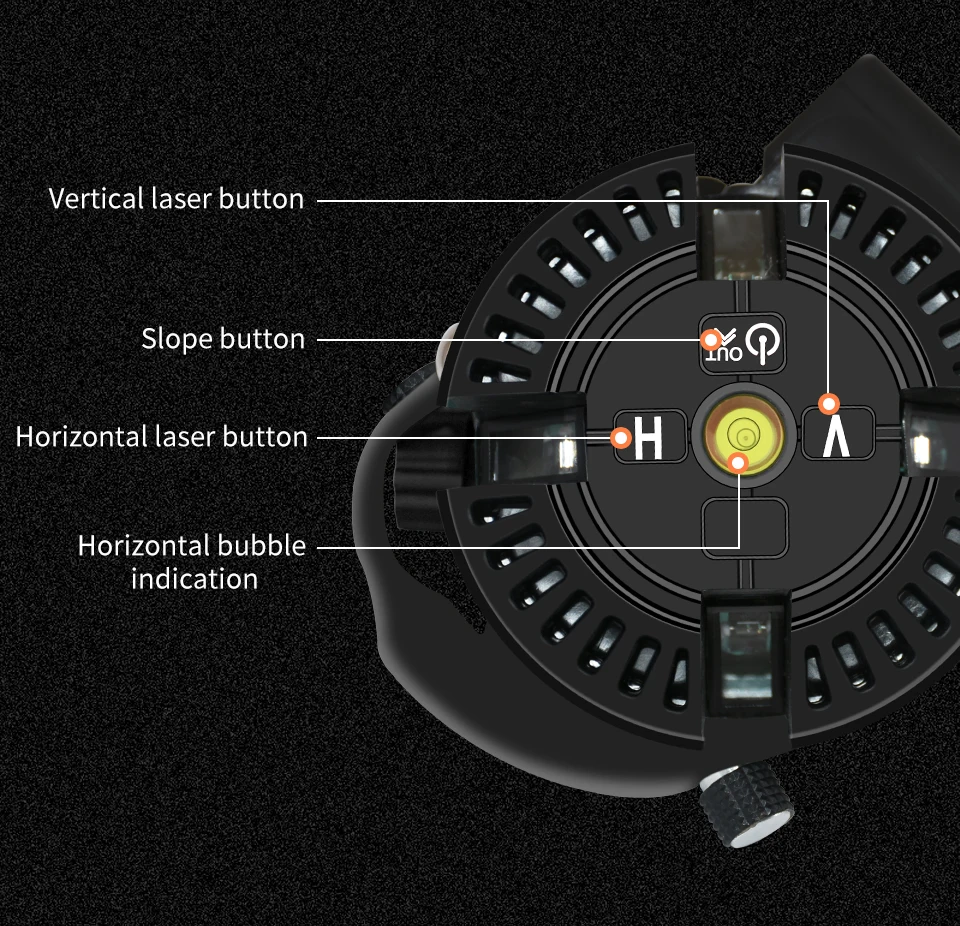 GOXAWEE 360 градусов вращающийся 5 линий 6 точек лазерный уровень вертикальный и горизонтальный 3D автоматический самонивелирующийся с наружным режимом