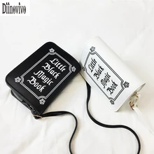 Bolsa de hombro estampada con letras DIINOVIVO, Bolso pequeño de diseño Rock para mujer, de piel sintética bolso cruzado, Mini bolso Punk WHDV0158