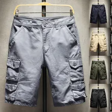 Для Мужчин's Шорты Для мужчин Женская карманные безопасный карман Шорты уличная jogger Повседневное однотонные Цвет Классический прямой крой джинсовые брюки штаны прямого кроя 배기바지