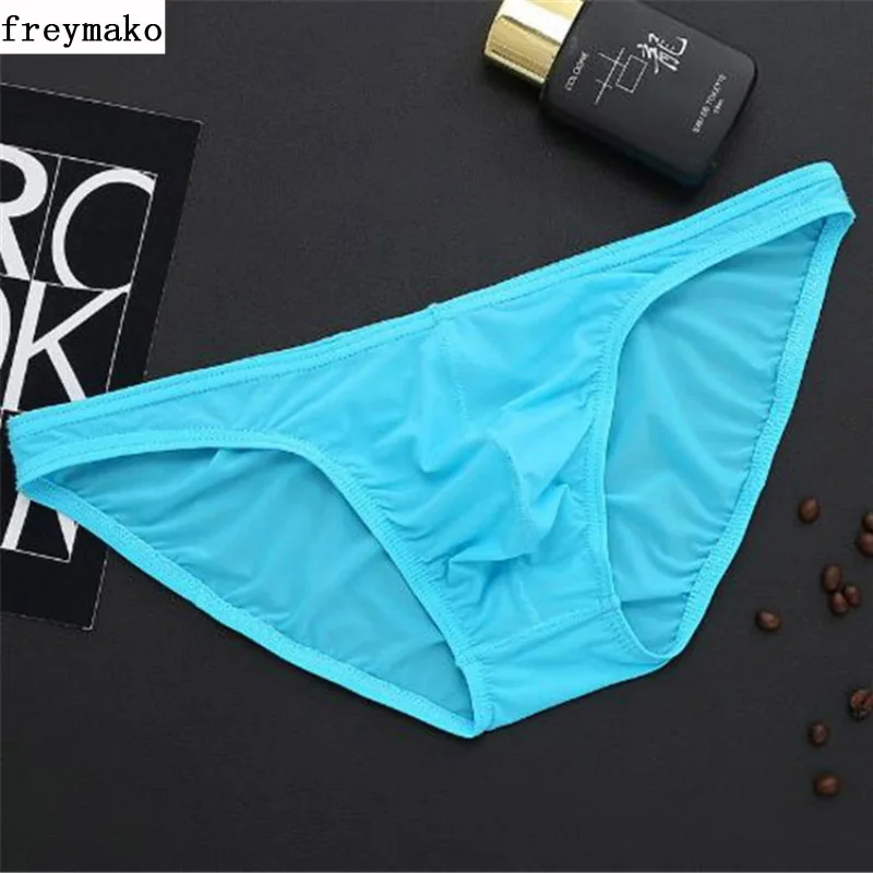 Прозрачные Бесшовные Мужские трусы calzoncillo hombre нижнее белье с мешочком для