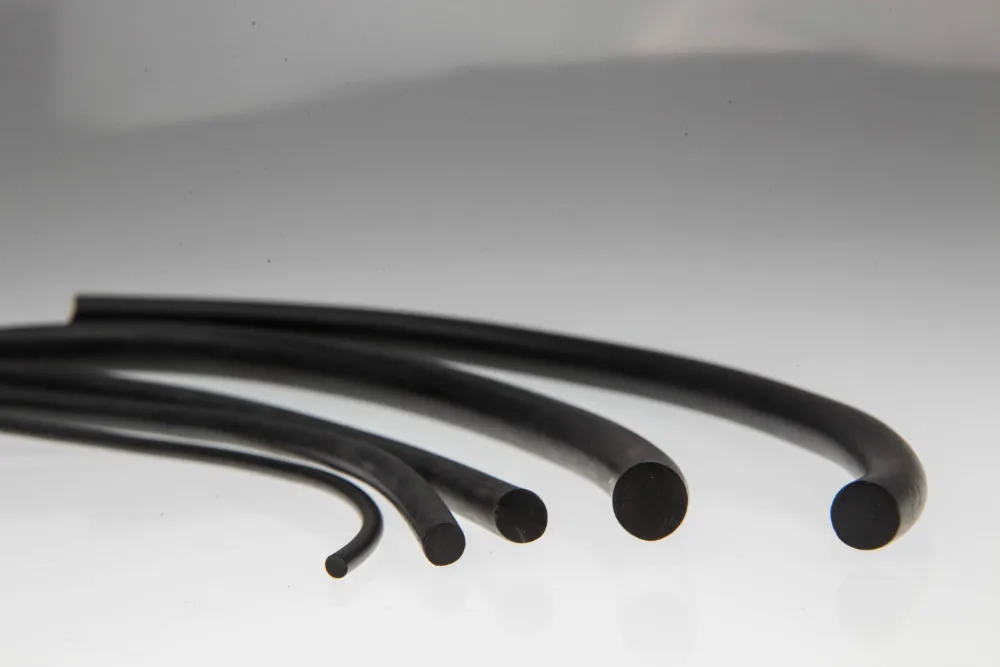 Diameter 4.5mmX5meters Length FKM Rod/Fluorubber Cord, 100 virgin