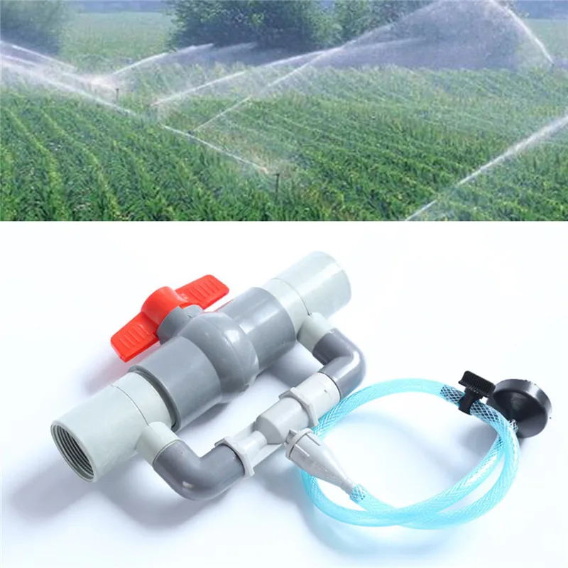 

32/40/50/63mm Automatic Venturi Fertilizer Injectors Switch Filter Water Tube Device Watering Kits Garden Irrigation Supplies