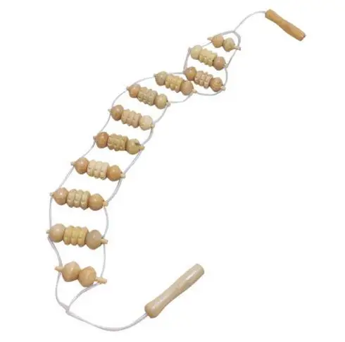 

1Pcs Convenient Back Massager Wooden Wheel Full Body Neck Back Leg Waist Roller Massage Theraputic Care