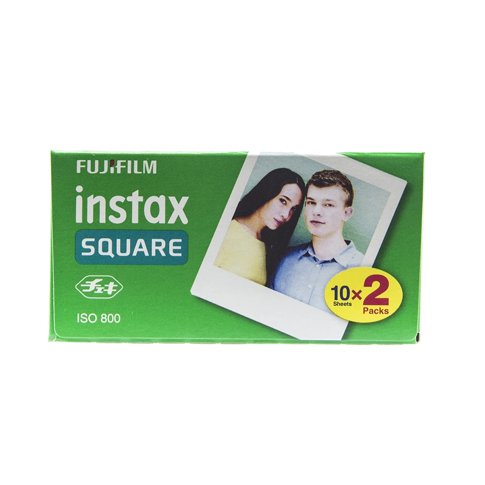 20 листов Fujifilm Instax SQ20 квадратная двойная упаковка пленка белый край фотобумага для Instax SQ10 SQ6 мгновенная камера SP-3 принтер