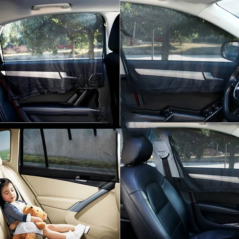 

Magnetic Car Sun Shade UV Protection Car Curtain Car Window Sunshade Side Window Mesh Sun Visor Summer Protection Window Film