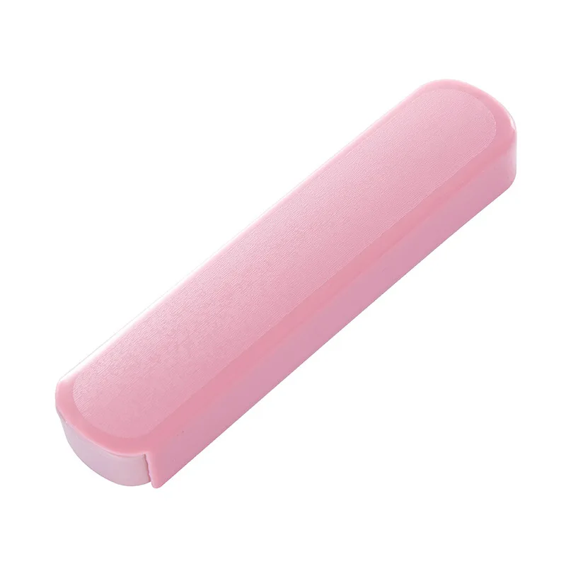 Палочки вилка ложка из нержавеющей стали 3 шт. комплект посуды для путешествий портативный ящик для обеда офисное обслуживание школьников использование - Цвет: pink