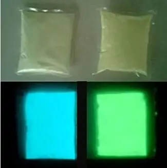 Белый цвет светящийся порошок фосфор порошок 50 г зеленый желтый+ 50 г синий зеленый акриловая краска для украшения материал светящаяся порошковая краска