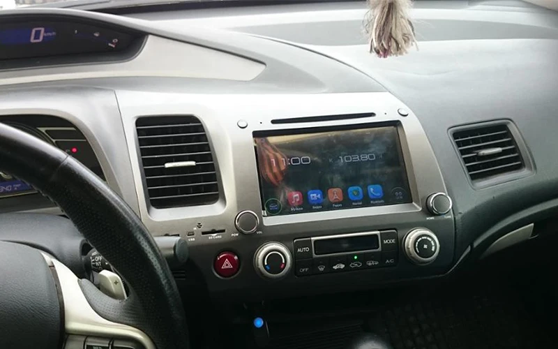 Clearance Android 9.0 Car GPS Radio dvd Player for honda Civic 2006-2011 with PX5 4+32GB Auto Stereo Multimedia Headunit 0