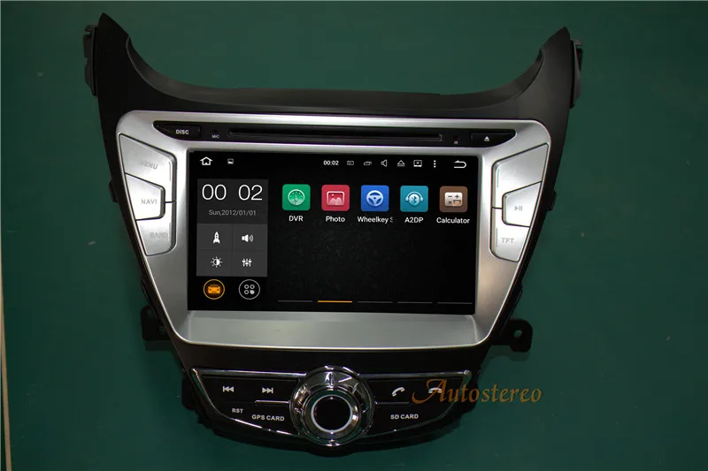 Cheap Android7.1 Car GPS Navigation DVD Player For Hyundai Elantra(MD)2011-2013 Avante(MD) car stereo auto navi autostereo multimedia 6