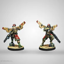 [Loong Way миниатюры] Corvus Belli Бесконечность 0591 BASHI BAZOUKS 32 мм Металл Миниатюрный