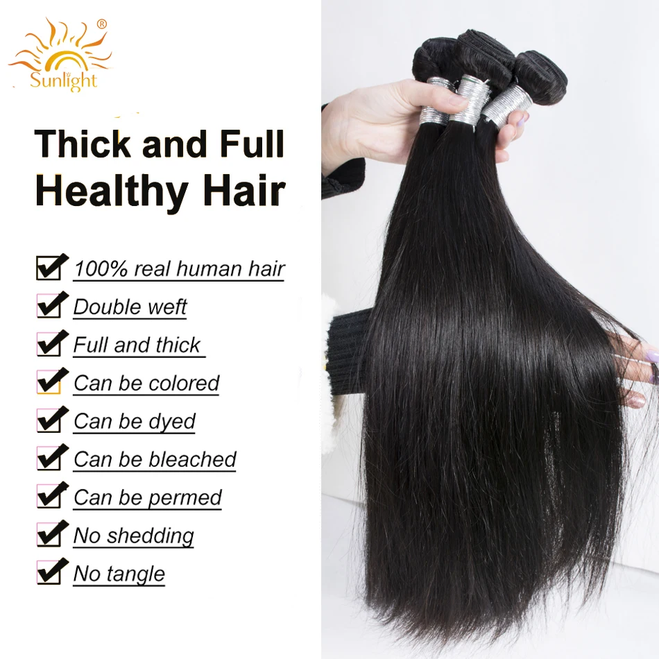 Brazilian-Straight-Hair-4-Bundles-Sunlight-Human-Hair-Bundles-Remy-Hair-Weave-100-Human-Hair-Extensions