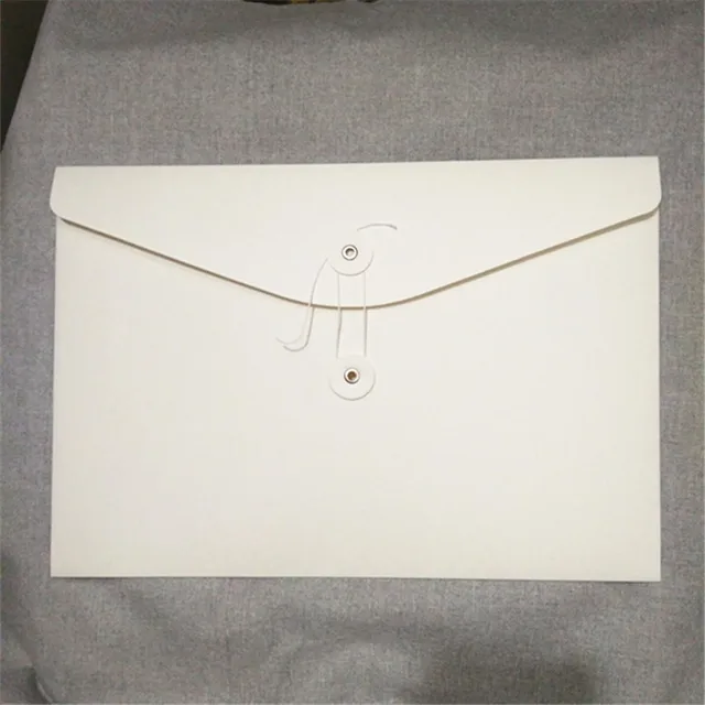 20 pcs blank A4 A5 envelope,vertical kraft file envelope Horizontal Paper Bag Organizer Document display folders with pockets A4 horizontal white