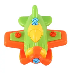 Строительные игрушки, сборные игрушки, самолет, игрушки-головоломки для детей 3 лет, мальчиков (самолет)