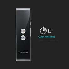 Kebidumei Портативный VT-1 Smart голос переводчик двусторонний реальное время речи интерактивные преобразования для путешествия Бизнес обучения