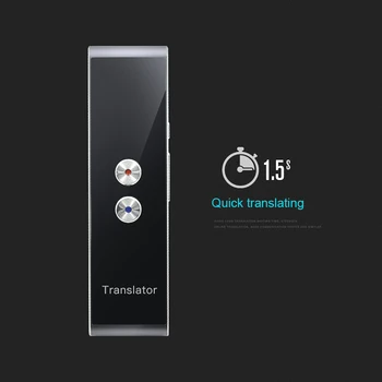 

Kebidumei Portable VT-1 Smart Voice Translator Two-Way Real Time Speech Interactive Translation for Travelling Business Learning